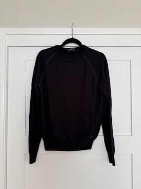 Kooples Black Merino Wool Sweater